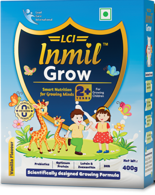 INMIL GROW VANILLA- Nutritious Milk Drink Powder For Growing Children Toddler Aged Above 2 years